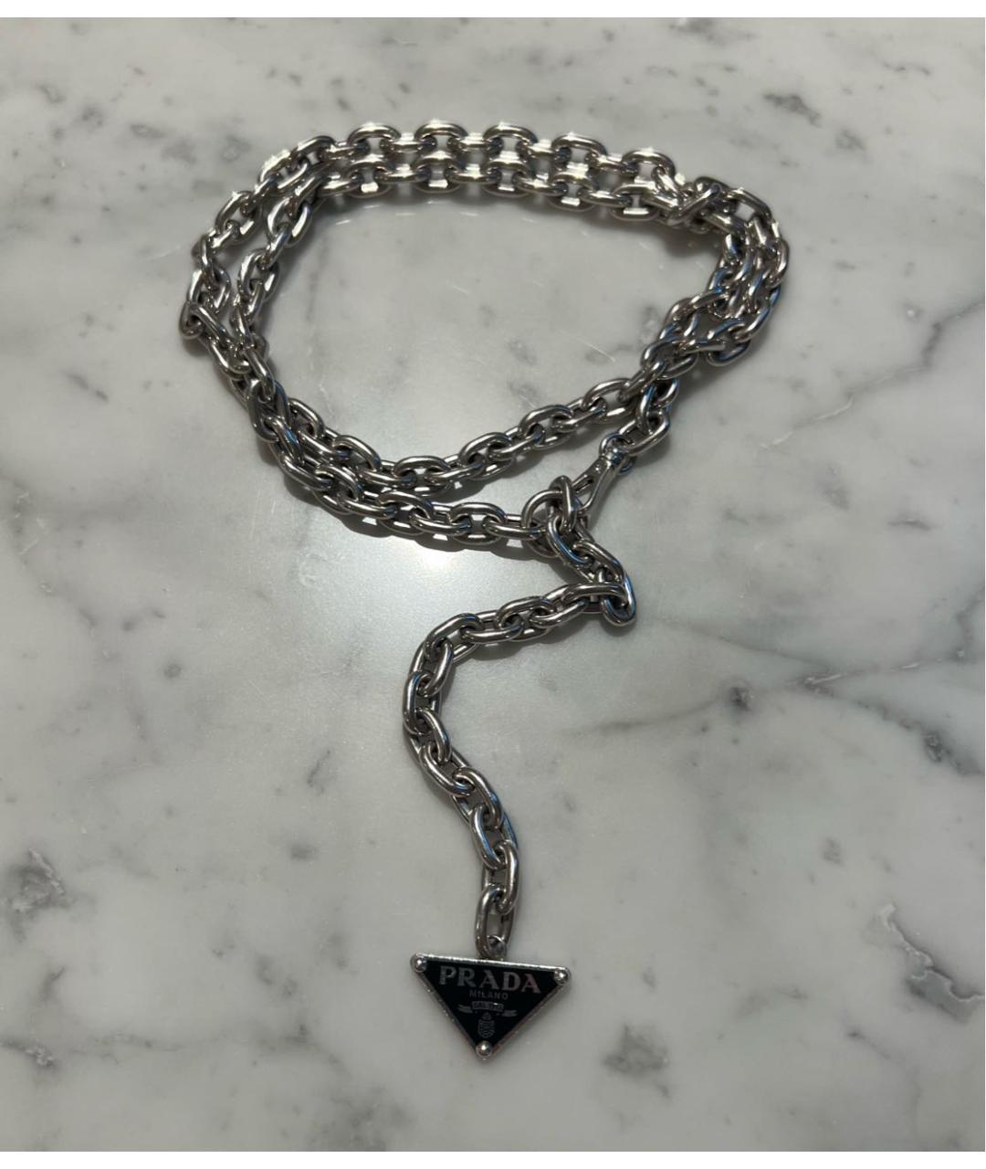 PRADA Серебряное колье, фото 2