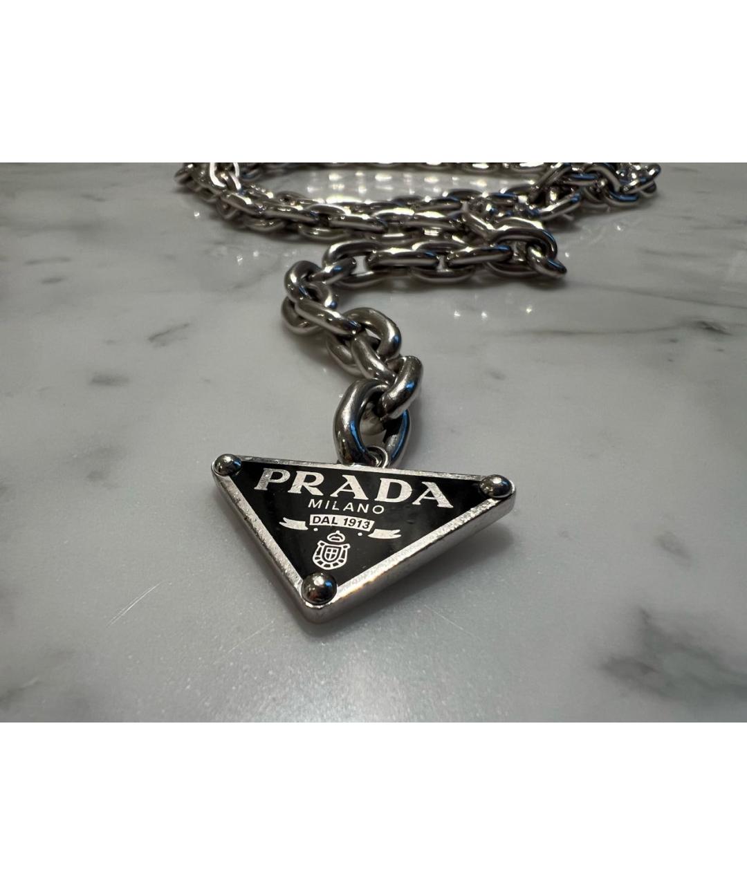 PRADA Серебряное колье, фото 3