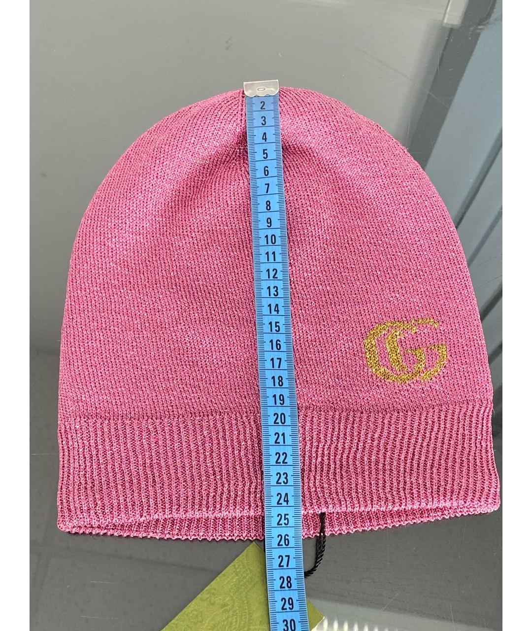 GUCCI Розовая шапка, фото 7