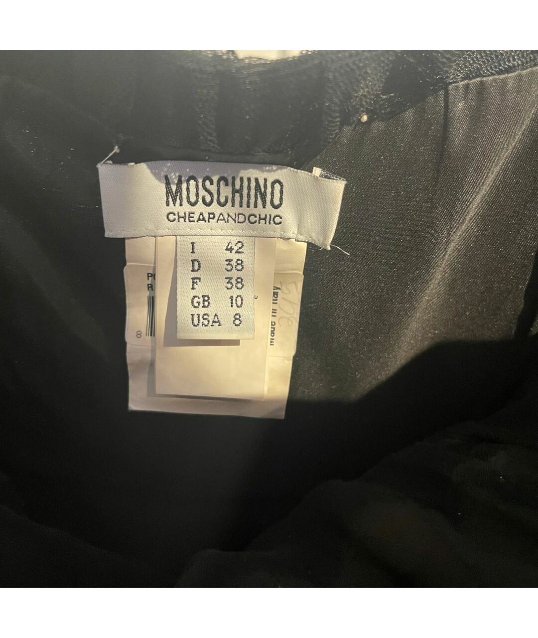 MOSCHINO Черное вечернее платье, фото 5