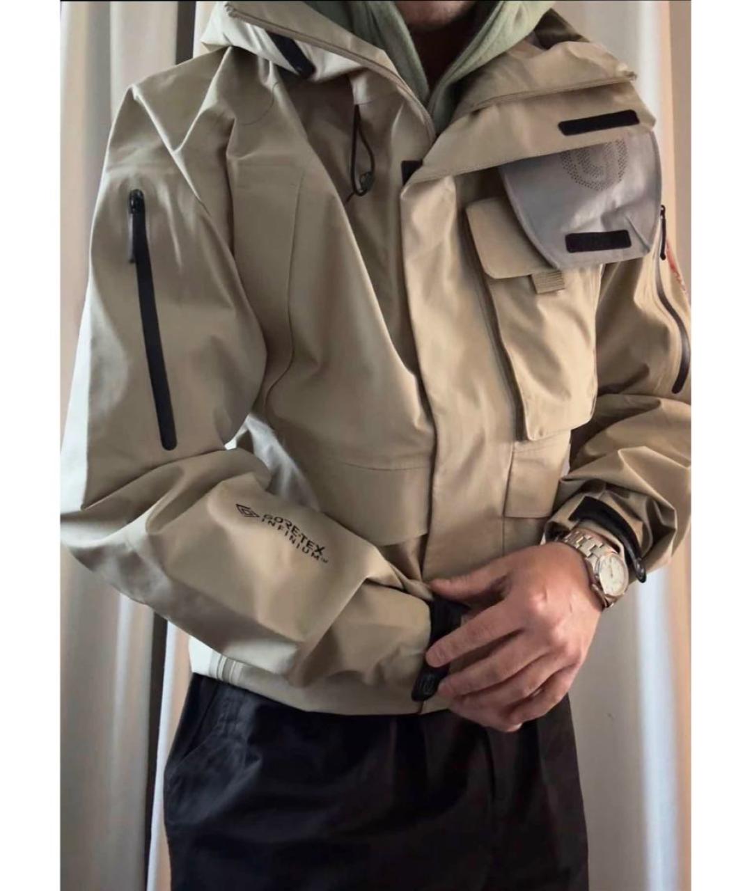 CACTUS JACK BY TRAVIS SCOTT Бежевая полиамидовая куртка, фото 8