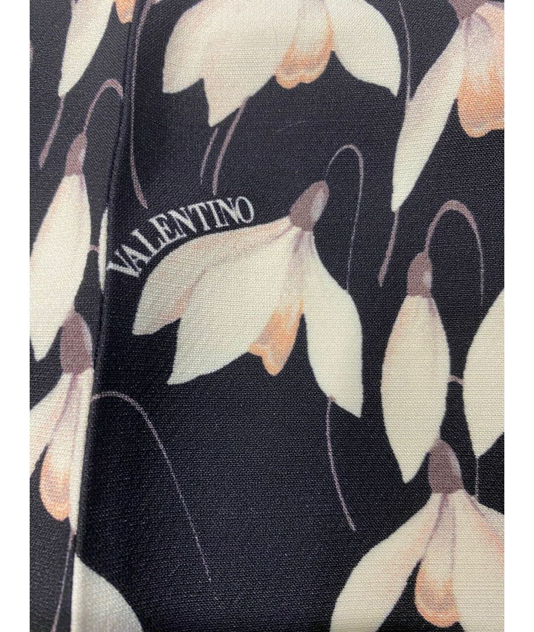 VALENTINO Черные шерстяные брюки широкие, фото 5