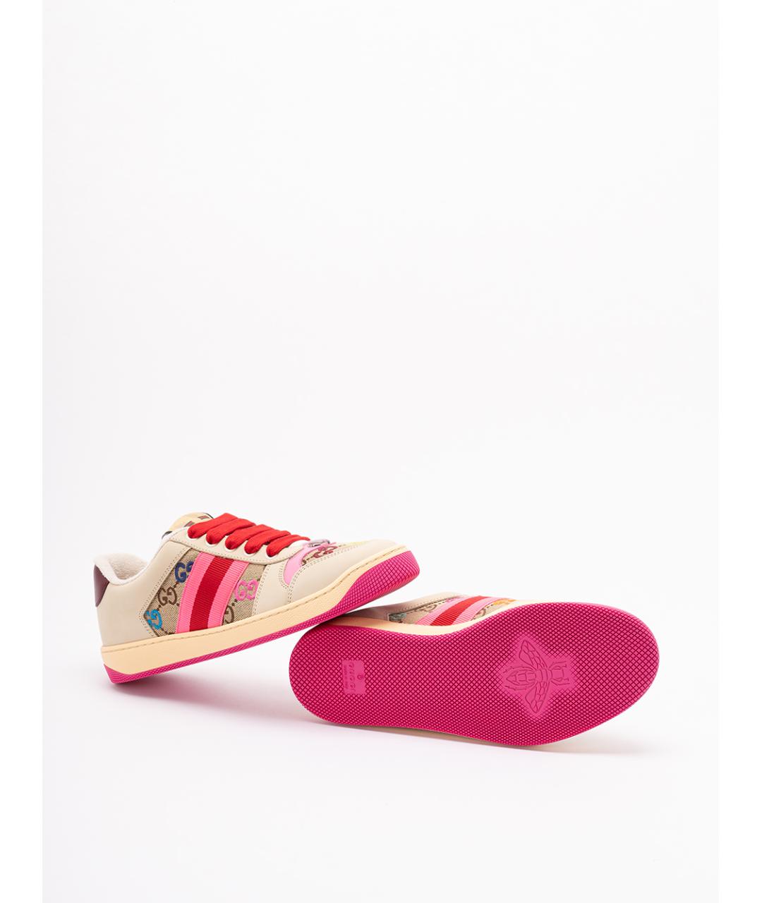 GUCCI Мульти текстильные кеды, фото 4