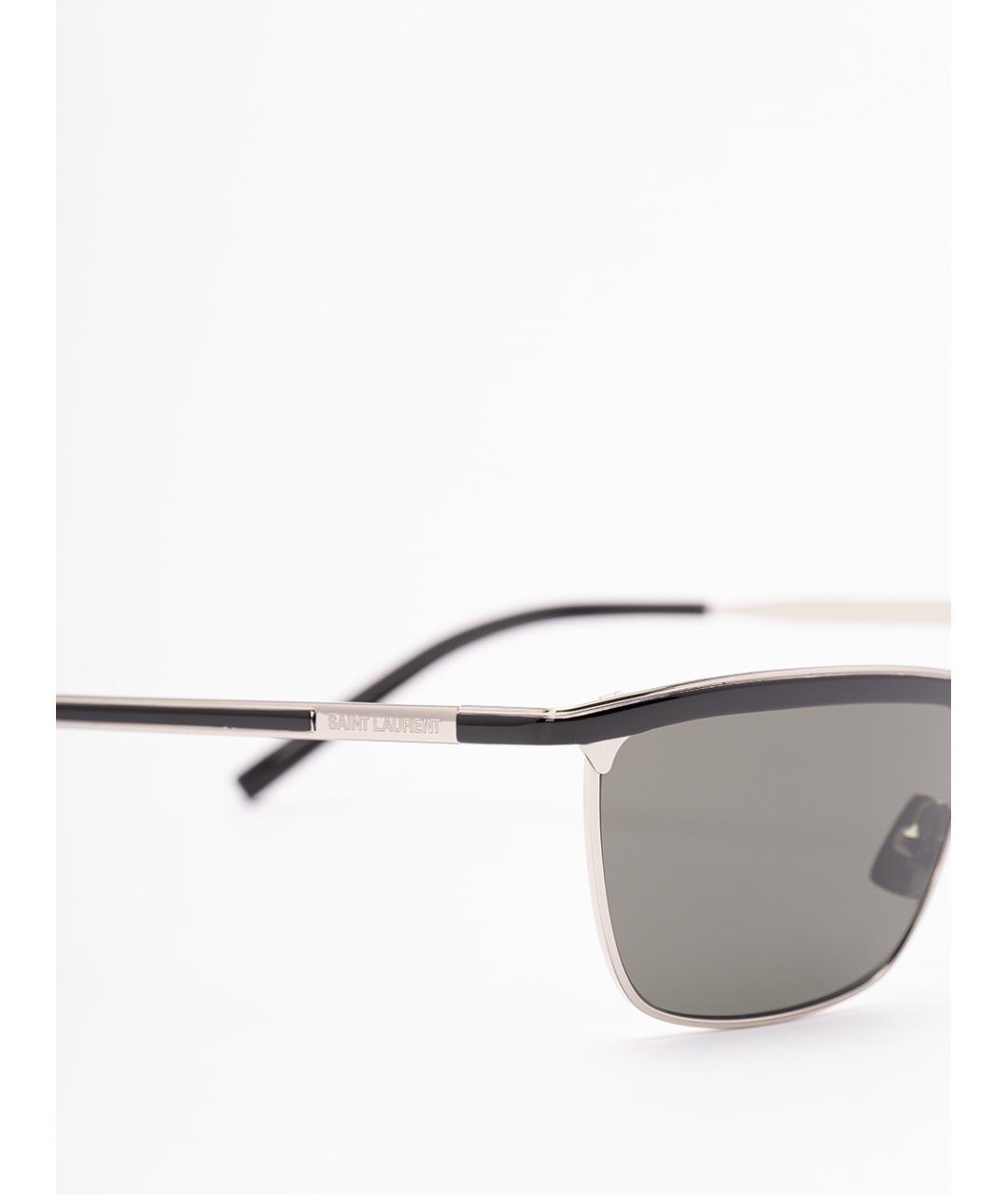 SAINT LAURENT Мульти металлические солнцезащитные очки, фото 2