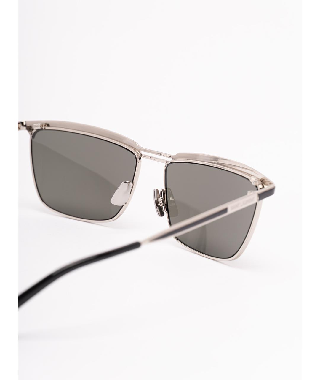 SAINT LAURENT Мульти металлические солнцезащитные очки, фото 3