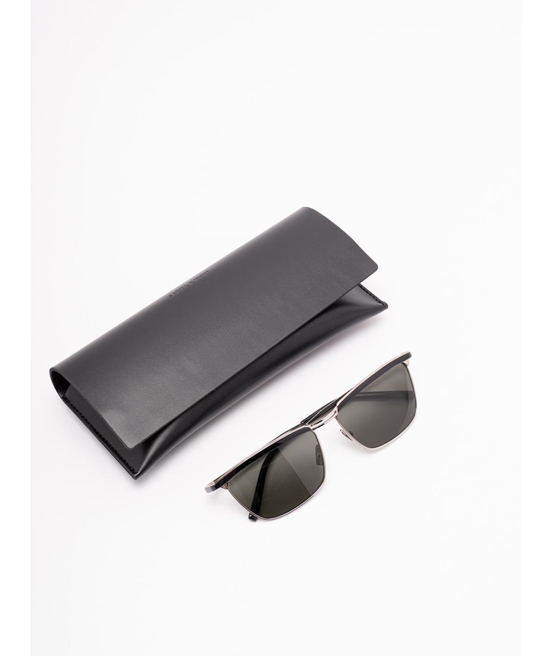 SAINT LAURENT Мульти металлические солнцезащитные очки, фото 4