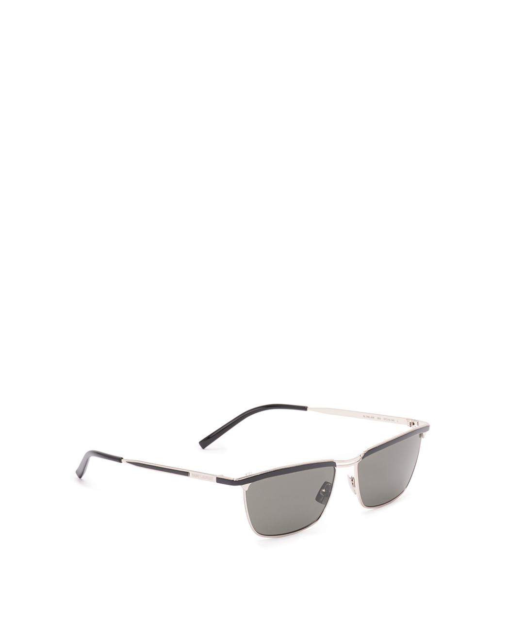 SAINT LAURENT Мульти металлические солнцезащитные очки, фото 1