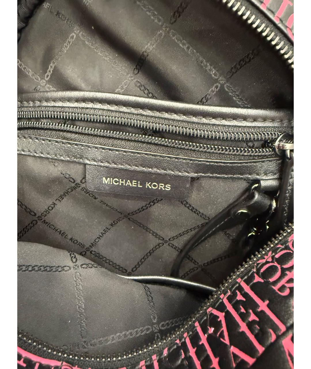 MICHAEL KORS Черный кожаный рюкзак, фото 4