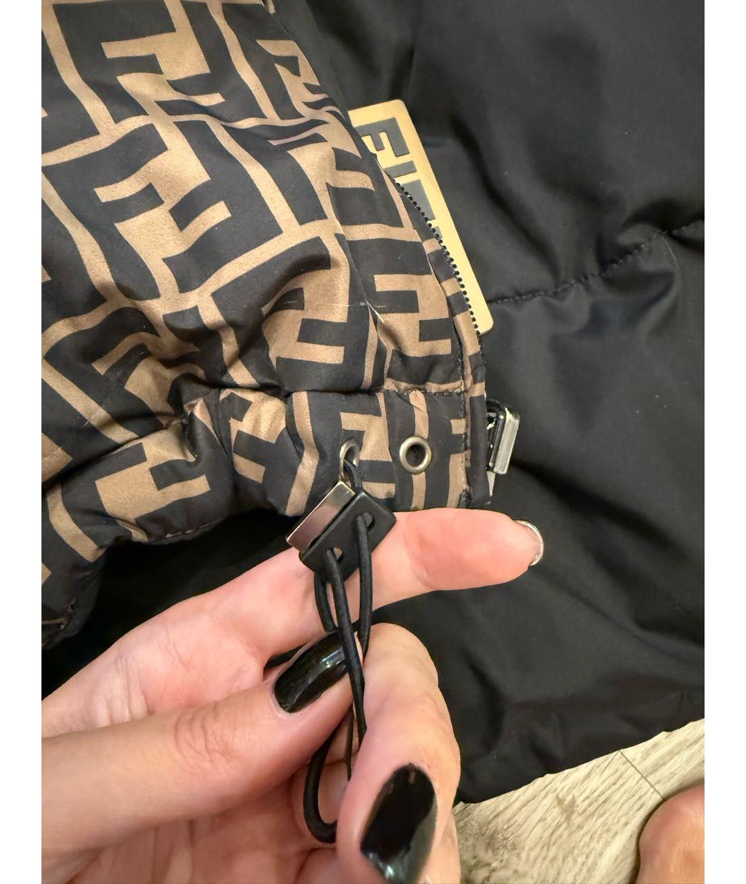 FENDI Коричневый пуховик, фото 2