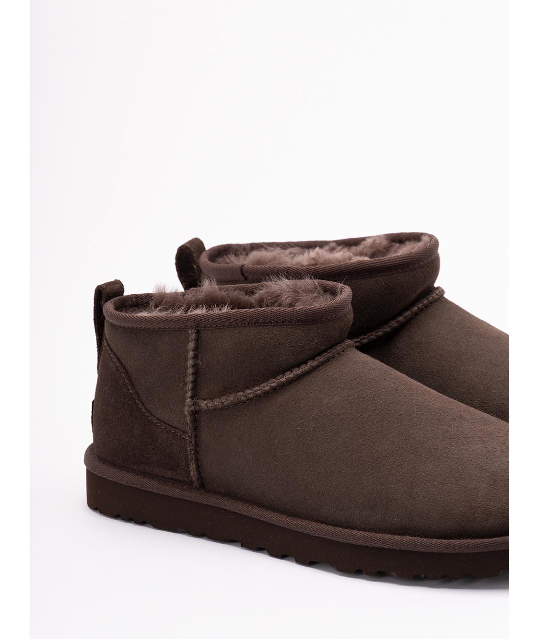 UGG AUSTRALIA Коричневые замшевые низкие ботинки, фото 5