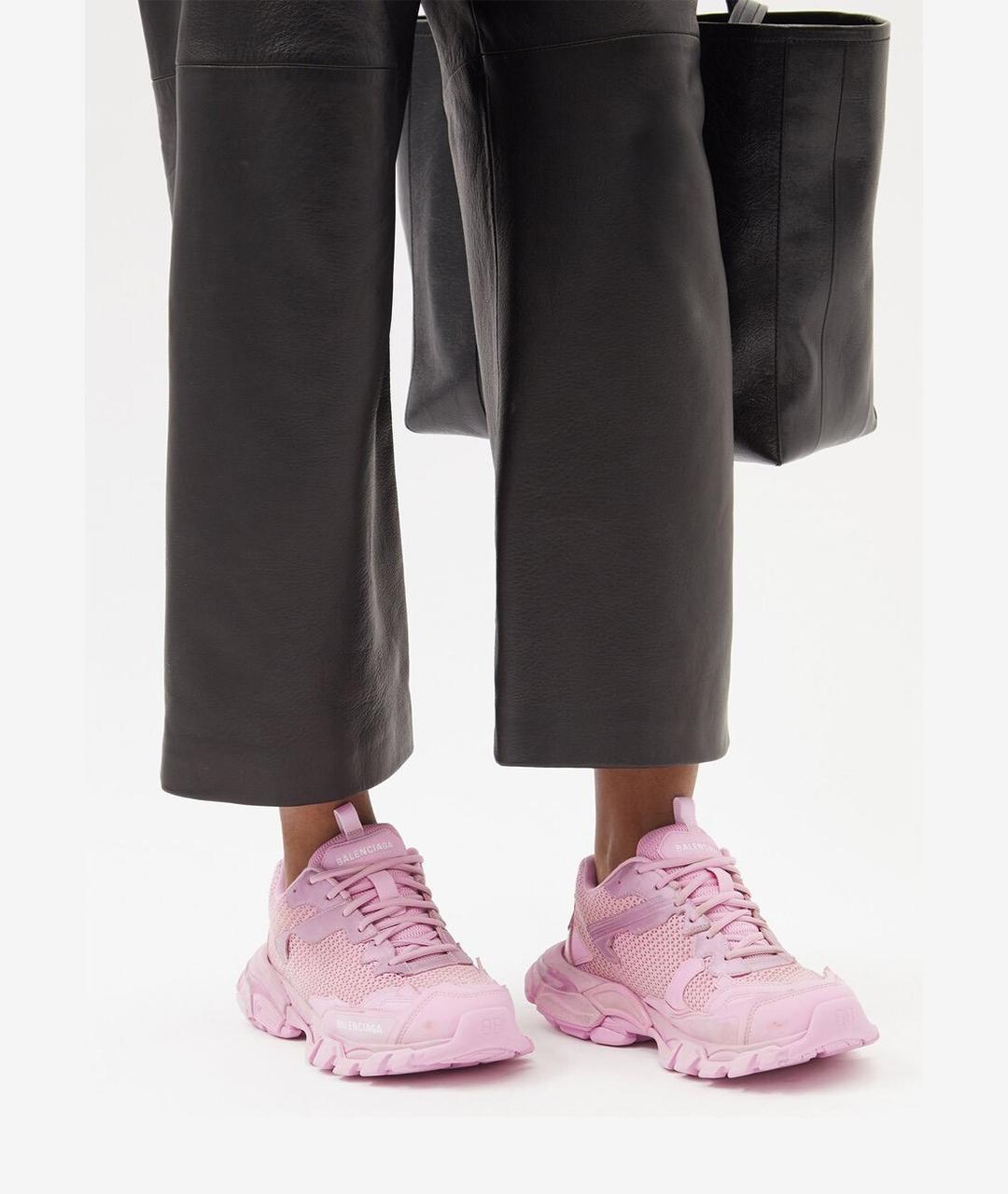 BALENCIAGA Розовые кроссовки, фото 5