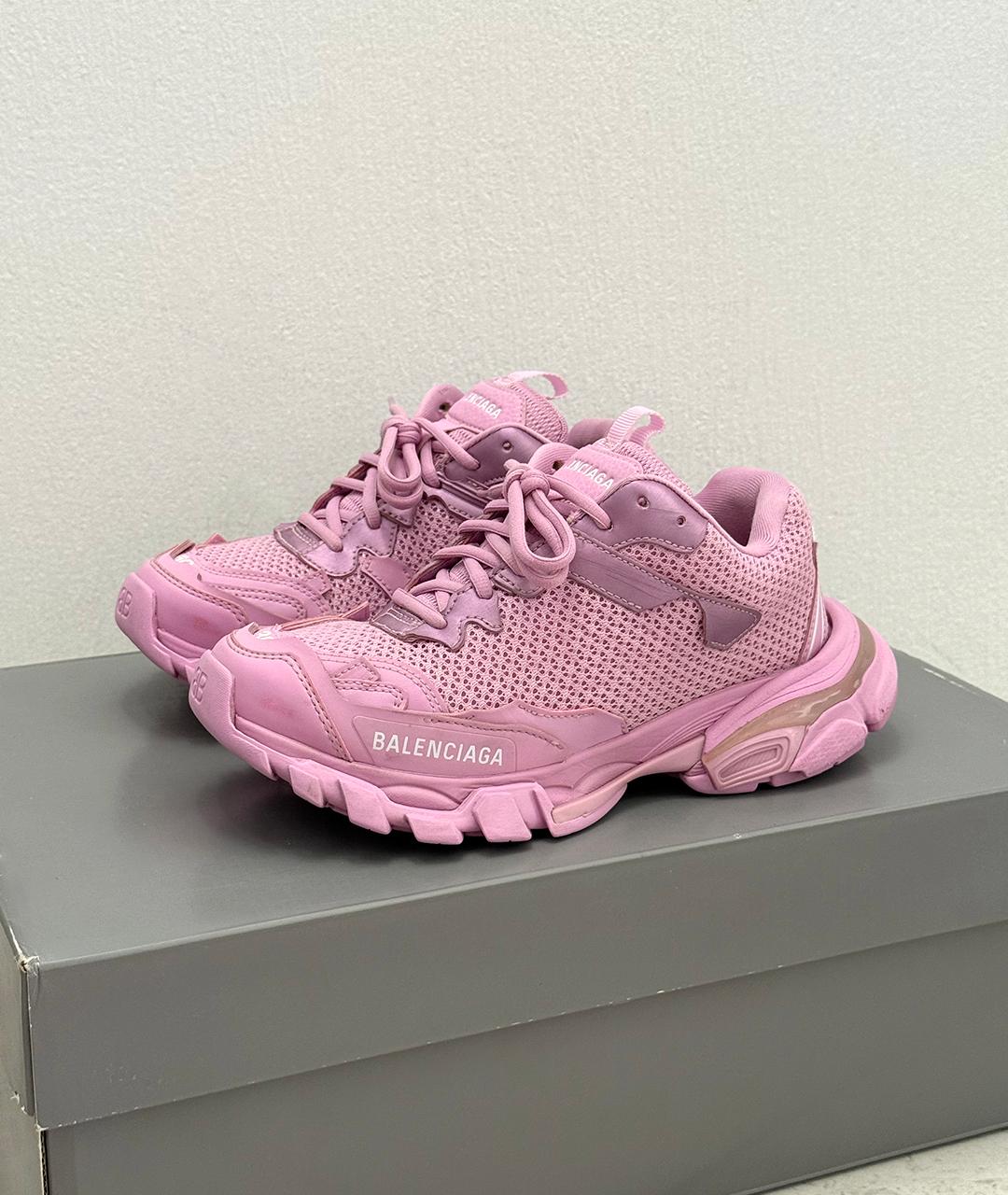BALENCIAGA Розовые кроссовки, фото 2