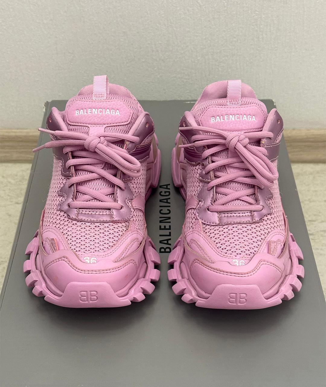 BALENCIAGA Розовые кроссовки, фото 4