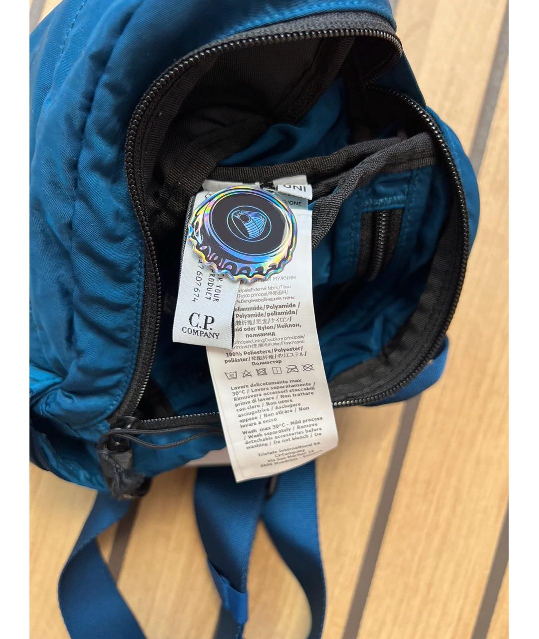 CP COMPANY Синяя поясная сумка, фото 4