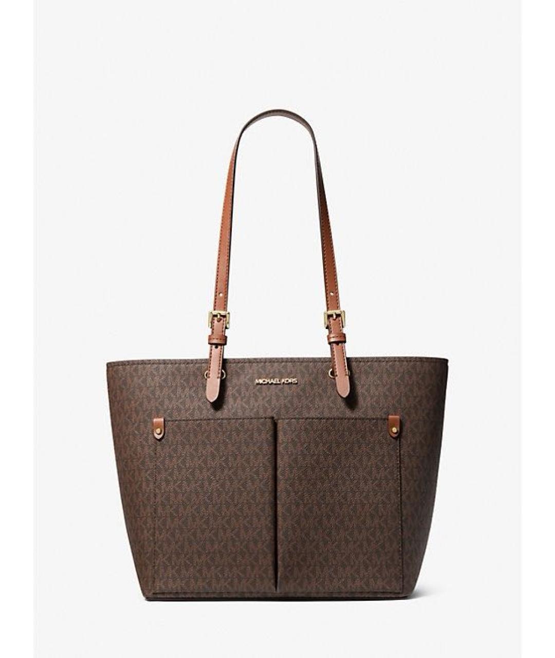 MICHAEL KORS Коричневая сумка тоут, фото 3