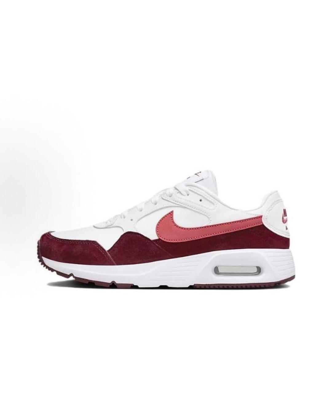 NIKE Белые текстильные низкие кроссовки / кеды, фото 2