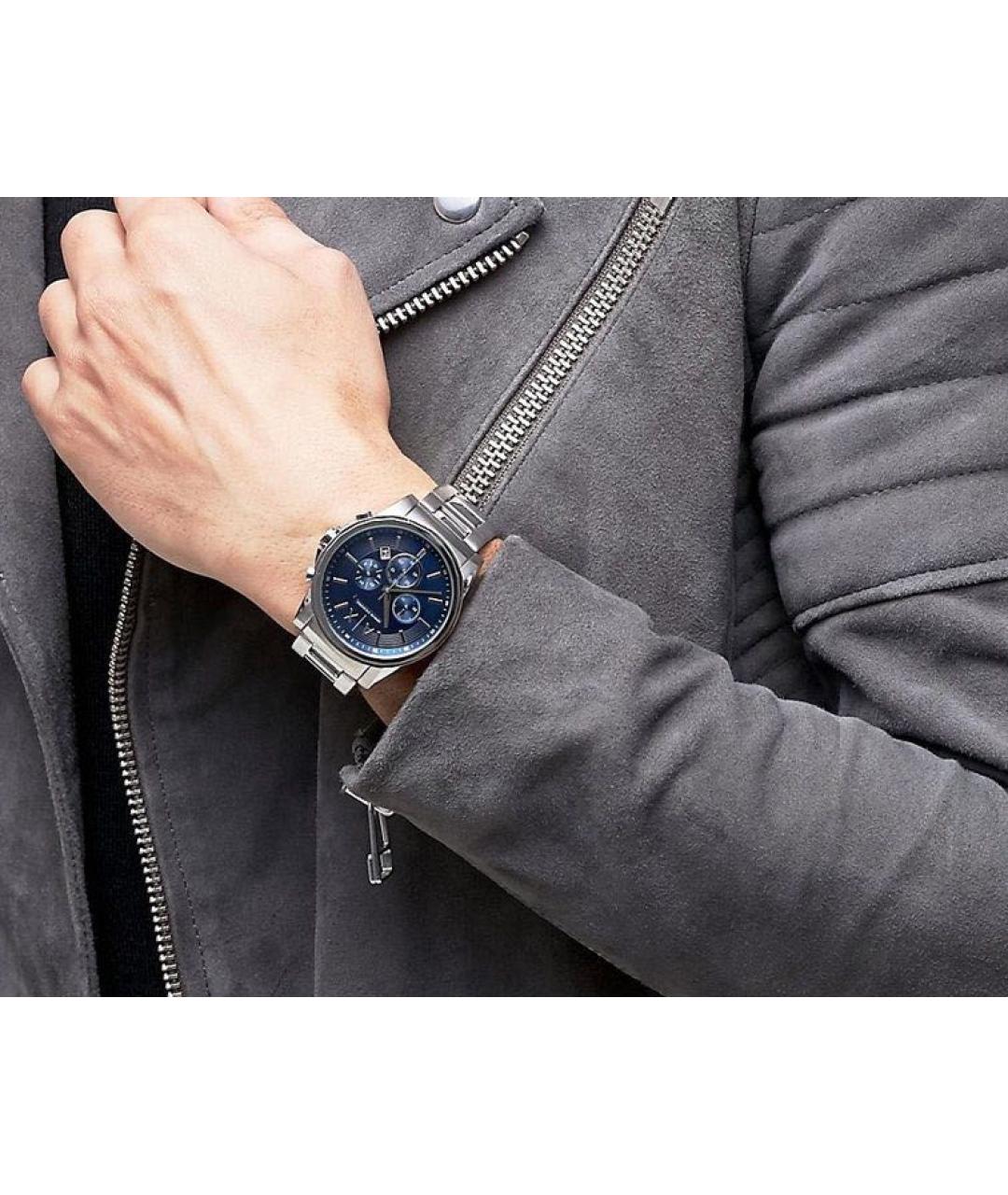 ARMANI EXCHANGE Серебряные стальные часы, фото 2