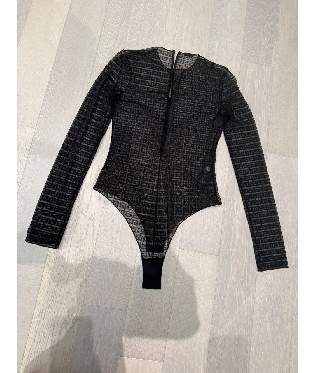 GIVENCHY Черное полиамидовое боди, фото 5