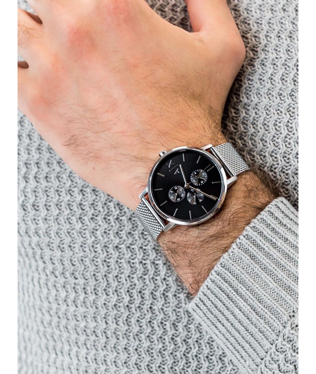 ARMANI EXCHANGE Серебряные стальные часы, фото 2