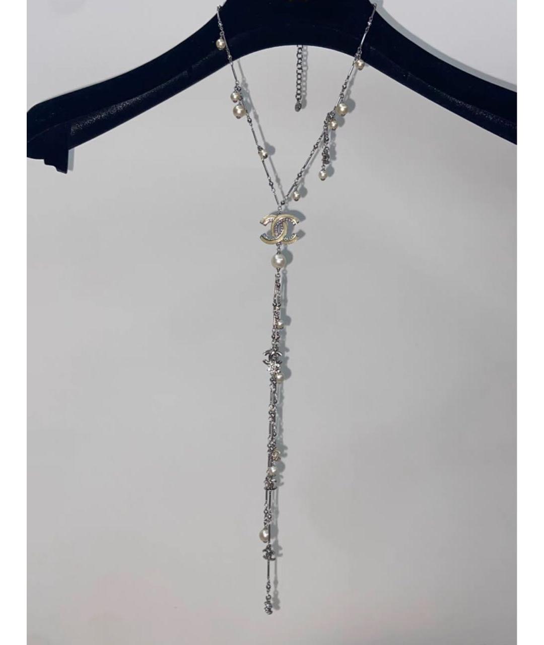 CHANEL Серебряное колье, фото 5