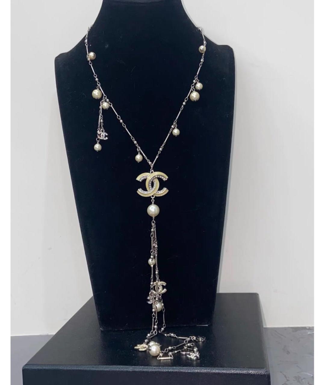 CHANEL Серебряное колье, фото 2