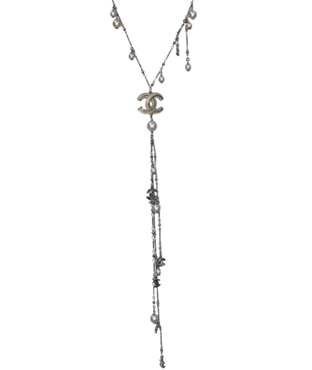 CHANEL Серебряное колье, фото 1