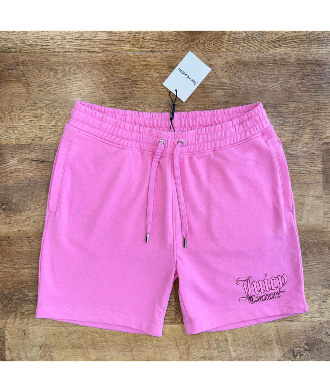 JUICY COUTURE Розовые хлопковые шорты, фото 4
