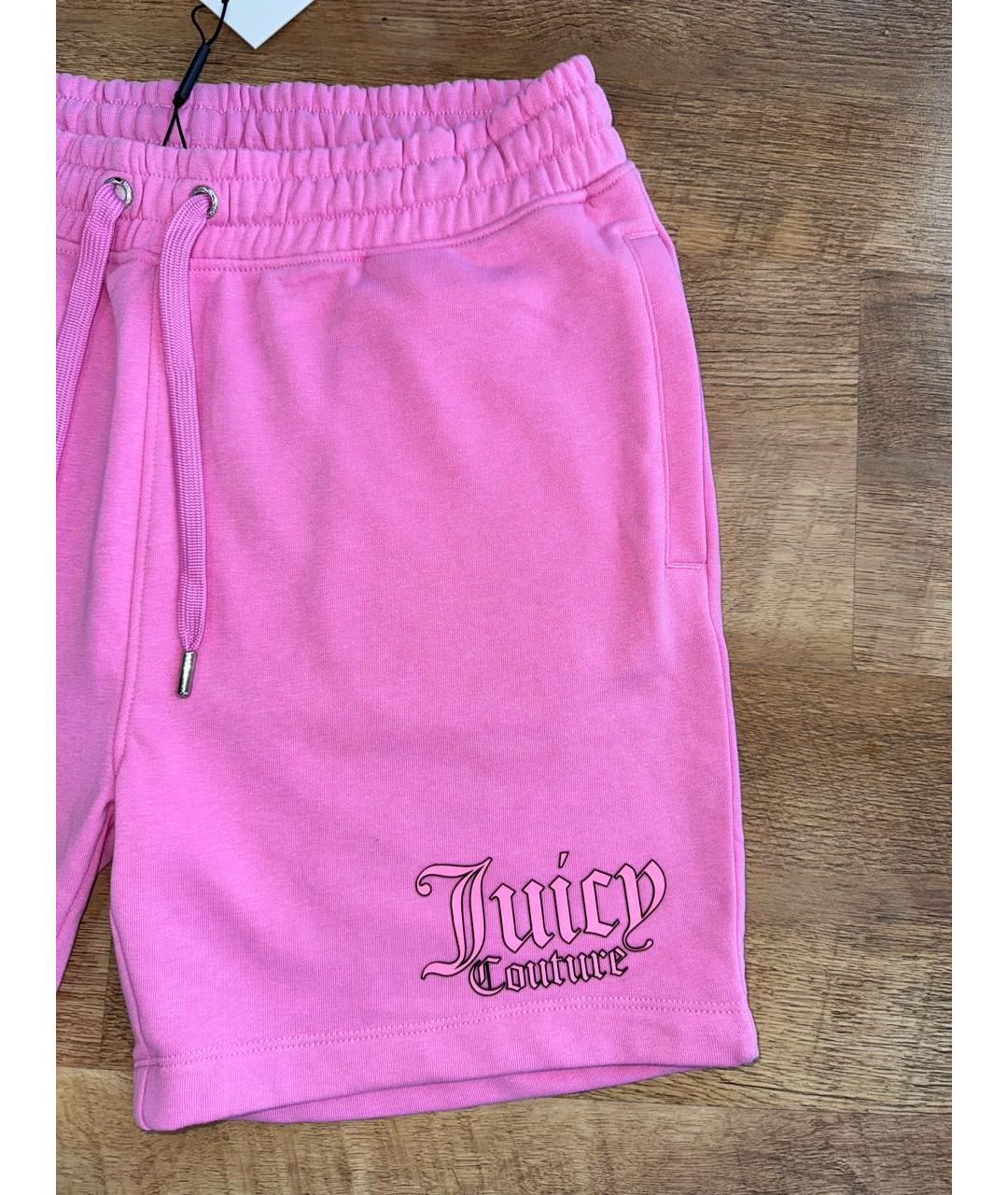 JUICY COUTURE Розовые хлопковые шорты, фото 3