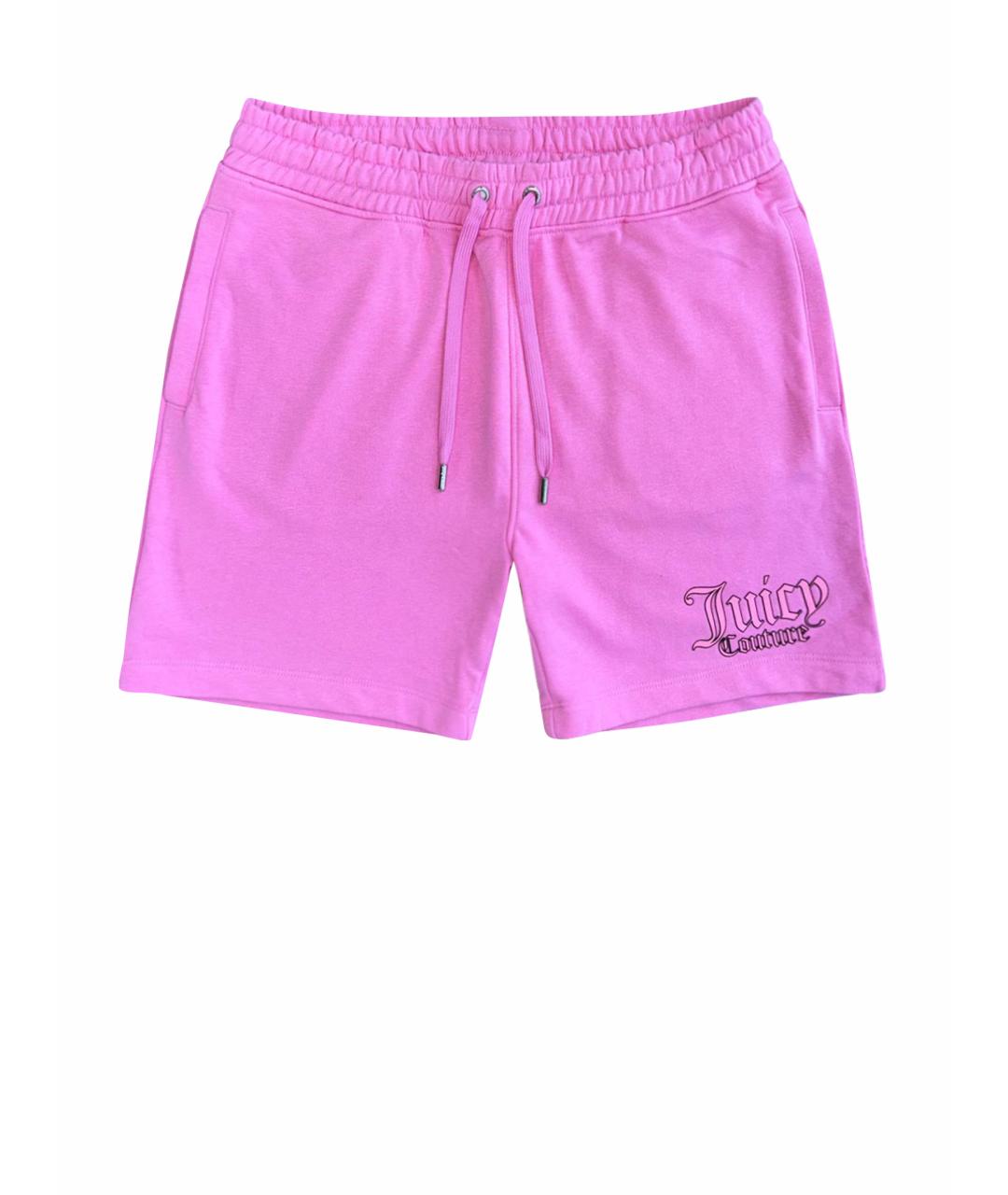 JUICY COUTURE Розовые хлопковые шорты, фото 1
