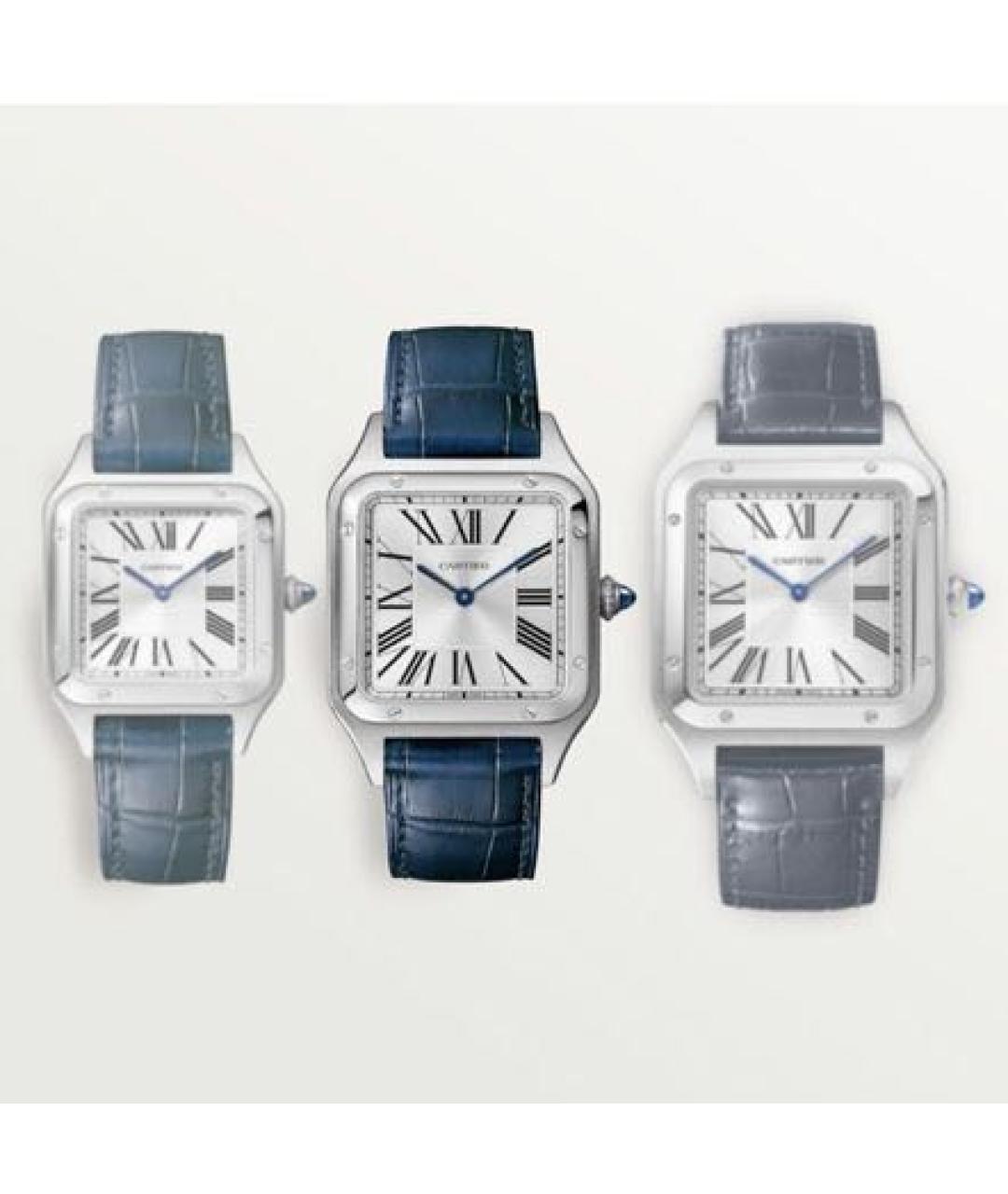 CARTIER Темно-синие часы, фото 4