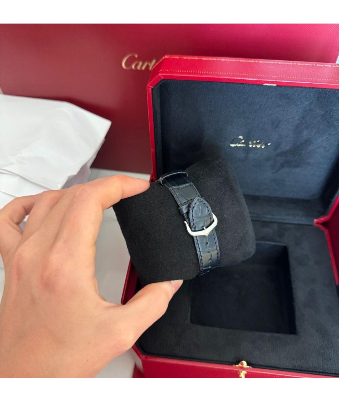 CARTIER Темно-синие часы, фото 7