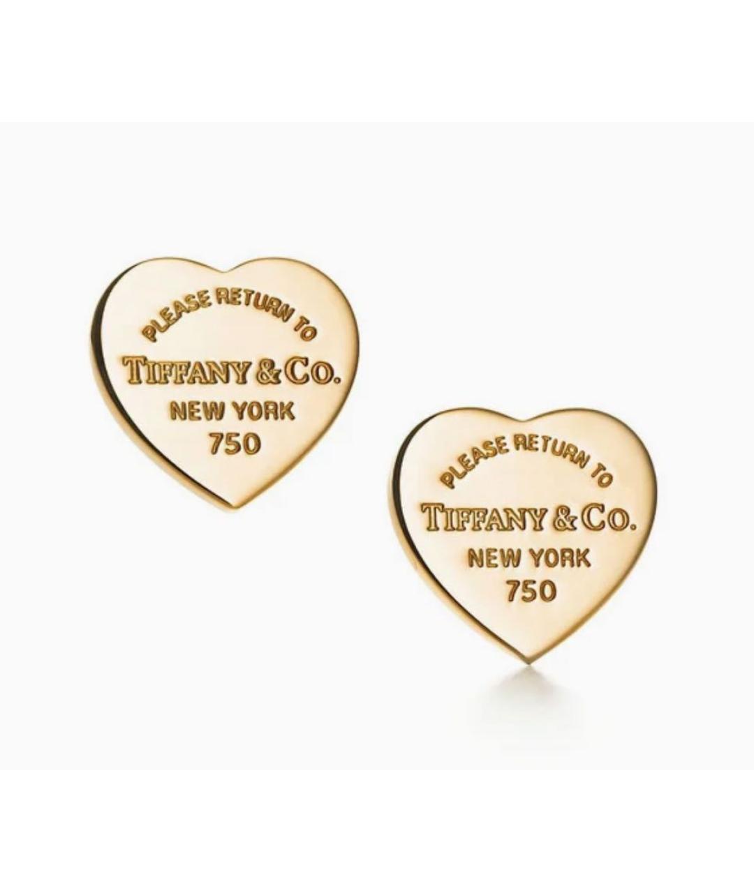 TIFFANY&CO Серьги из желтого золота, фото 2