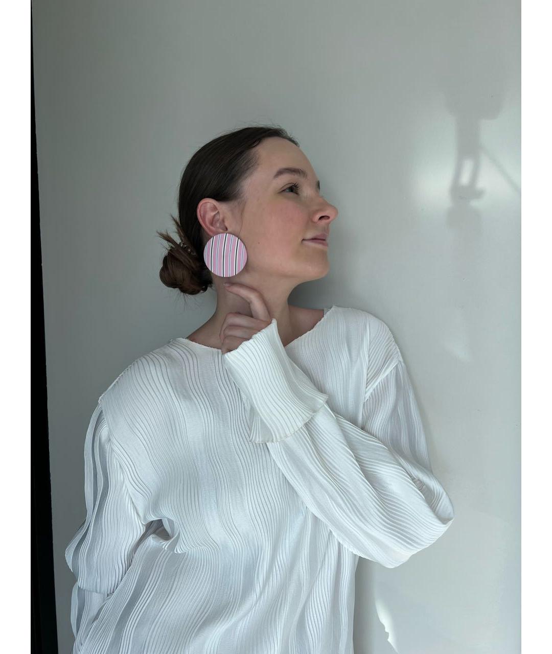 BALENCIAGA Розовые серьги, фото 4