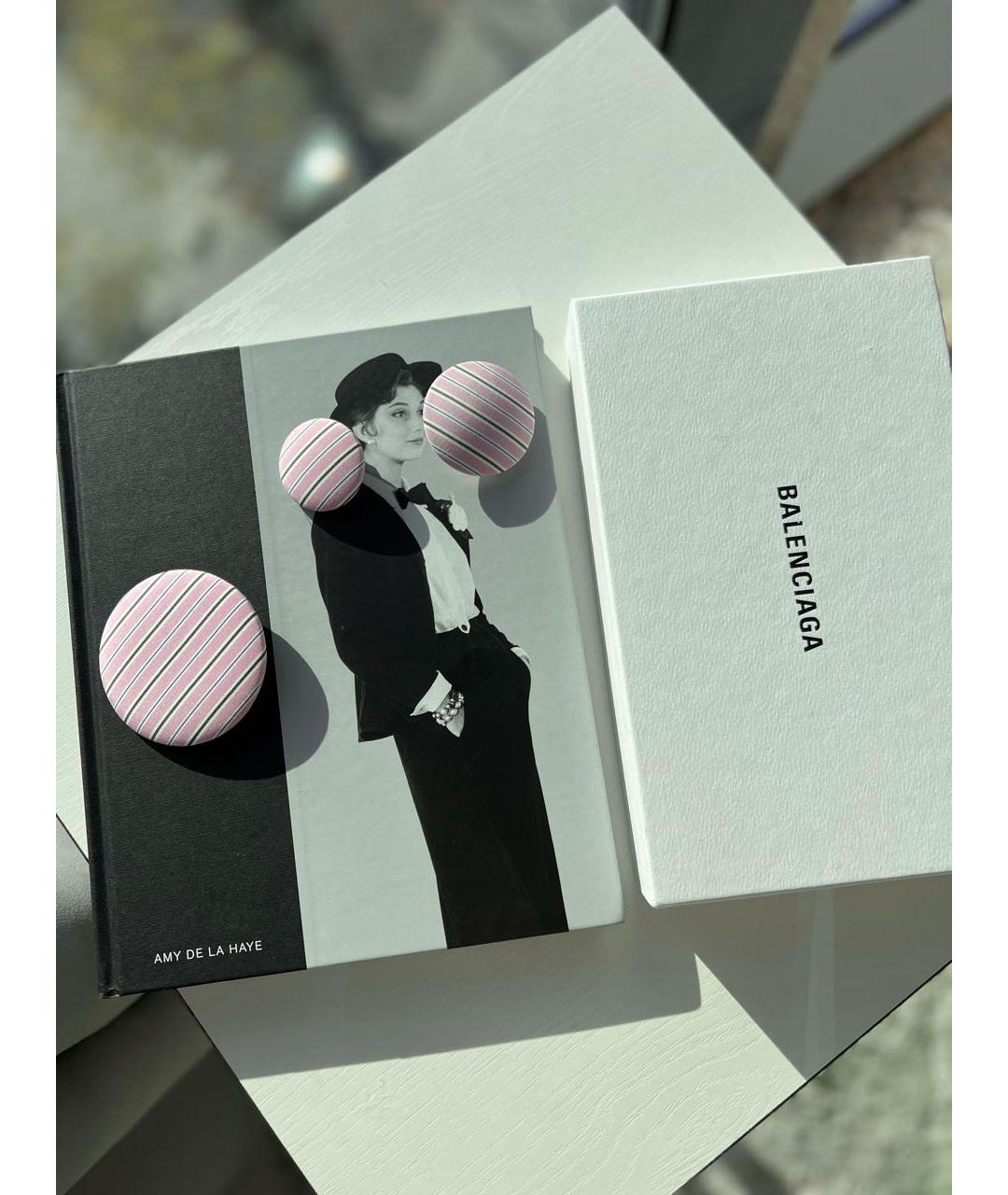 BALENCIAGA Розовые серьги, фото 2