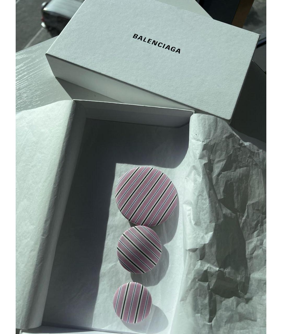BALENCIAGA Розовые серьги, фото 7