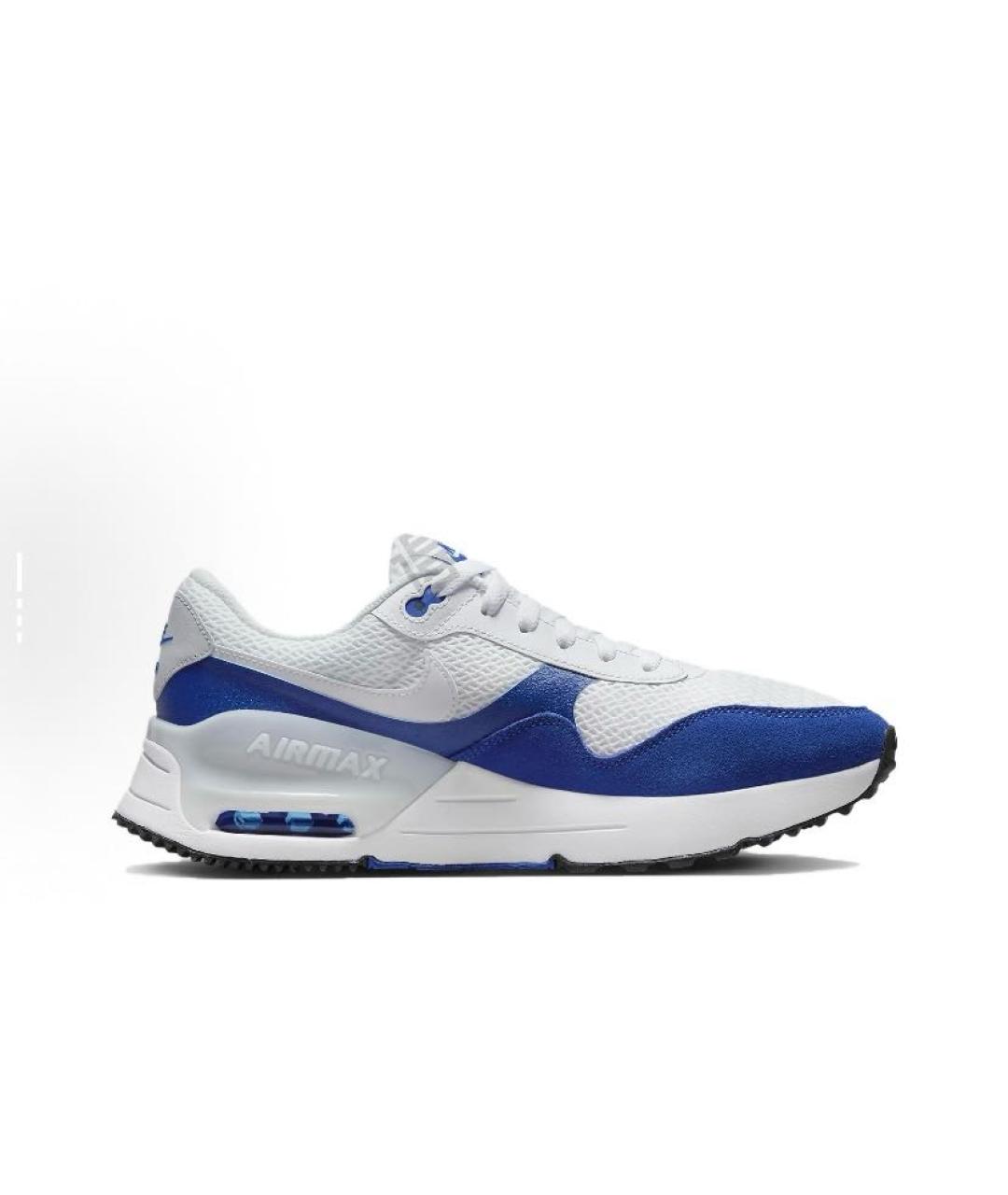 NIKE Синие текстильные низкие кроссовки / кеды, фото 7