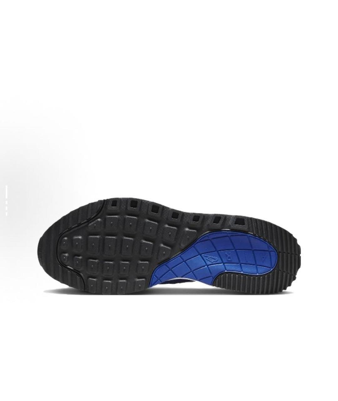 NIKE Синие текстильные низкие кроссовки / кеды, фото 6