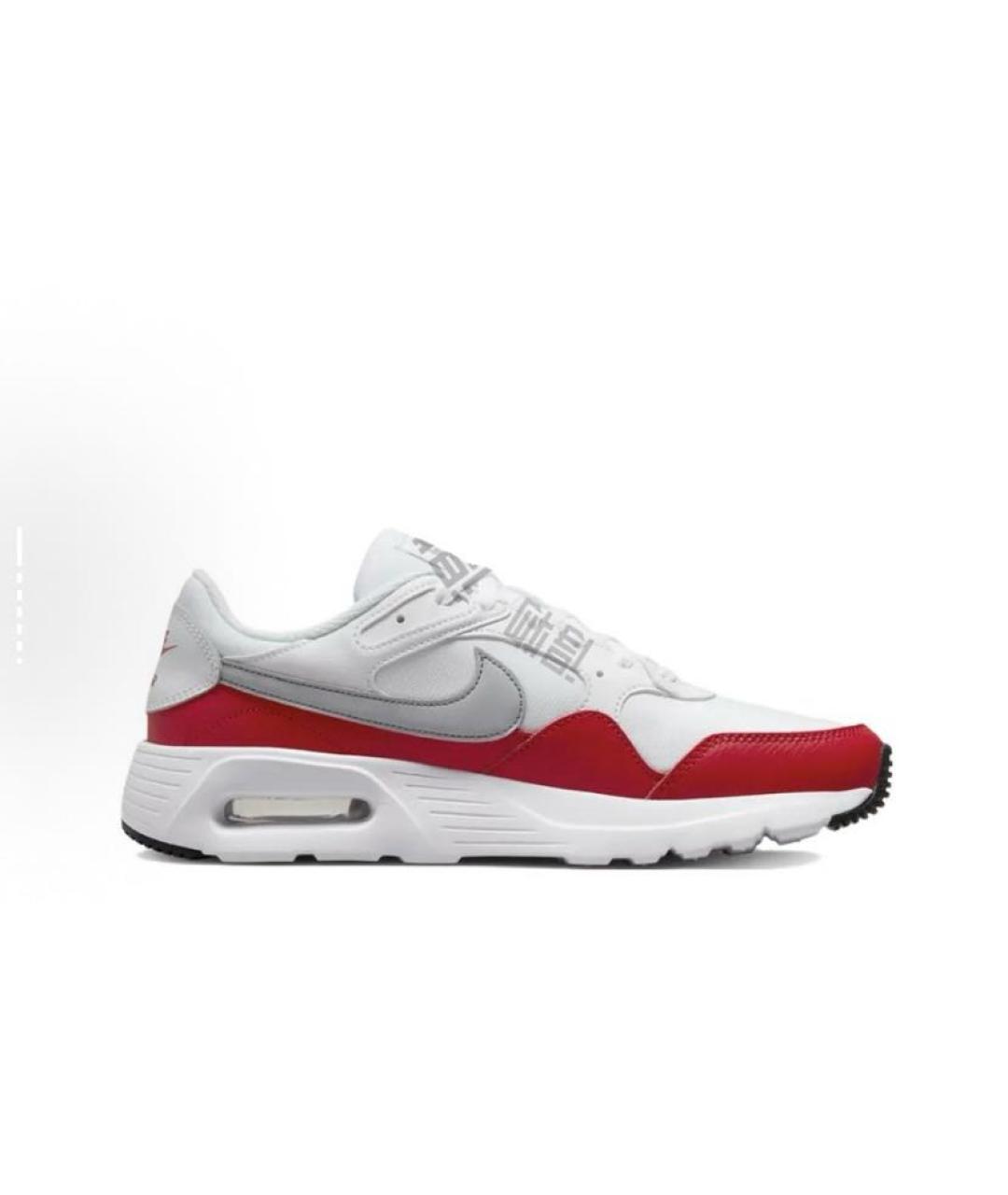 NIKE Красные текстильные низкие кроссовки / кеды, фото 7