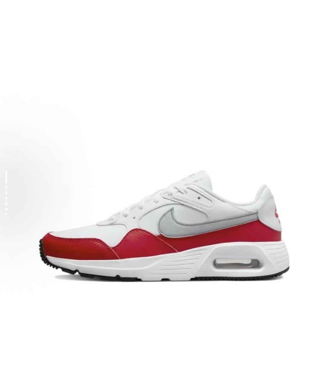 NIKE Красные текстильные низкие кроссовки / кеды, фото 2