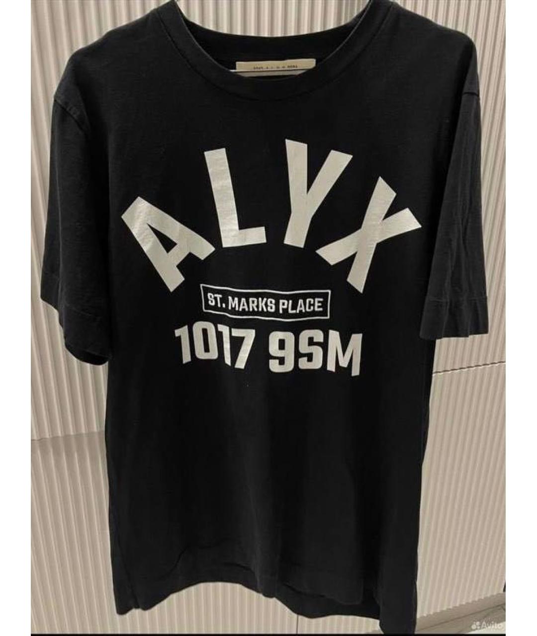 1017 ALYX 9SM Черная хлопковая футболка, фото 6