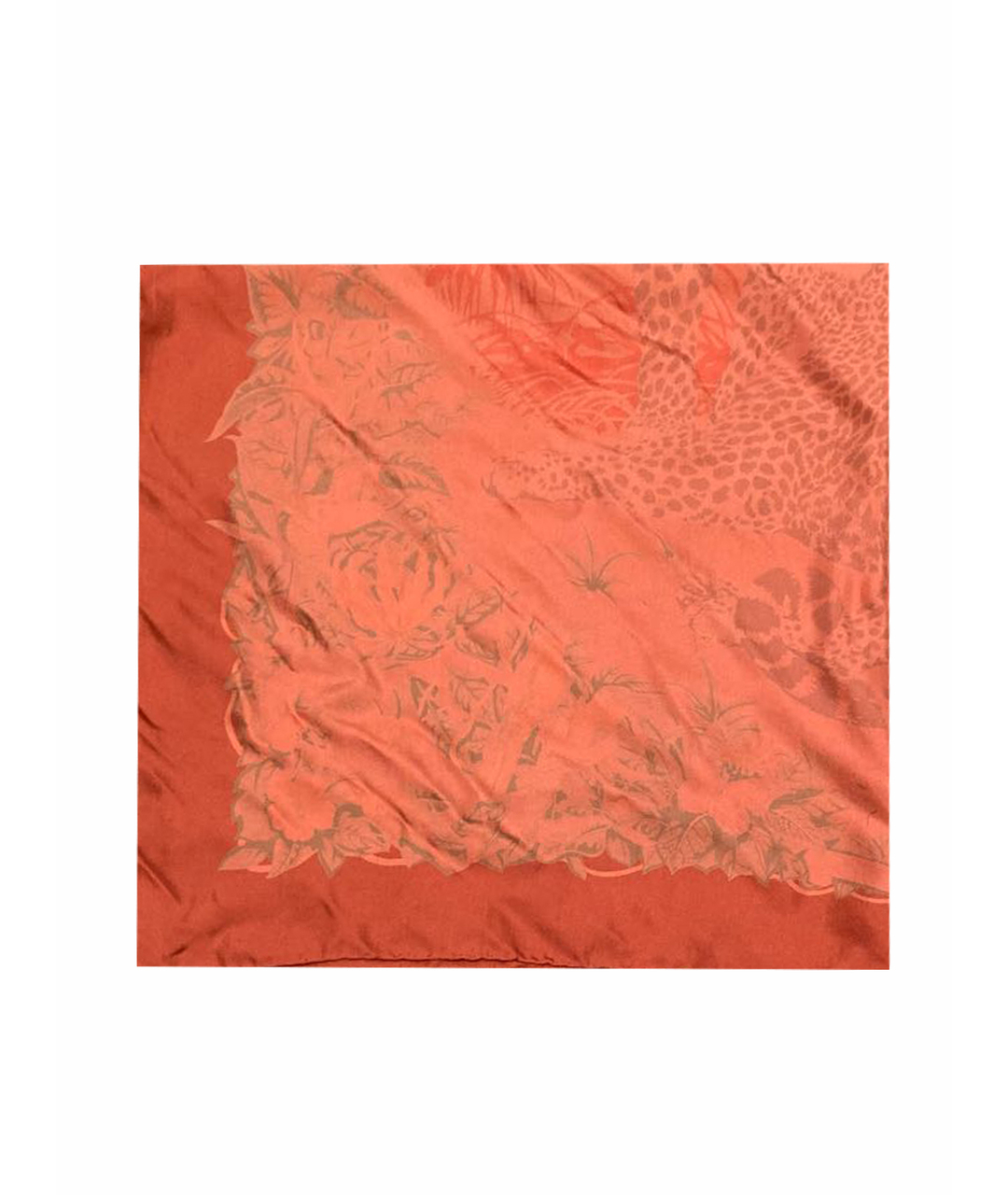 HERMES PRE-OWNED Коралловый шелковый шарф, фото 1