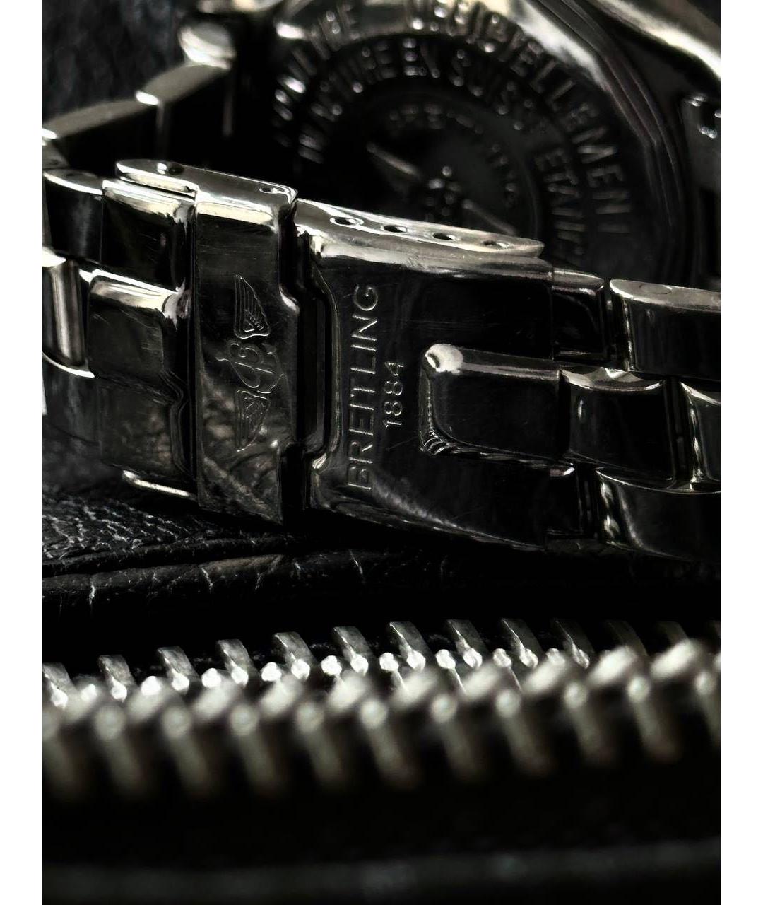 BREITLING Серебряные металлические часы, фото 8