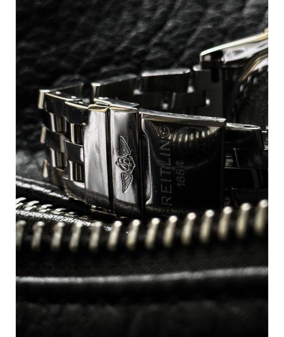 BREITLING Серебряные металлические часы, фото 8