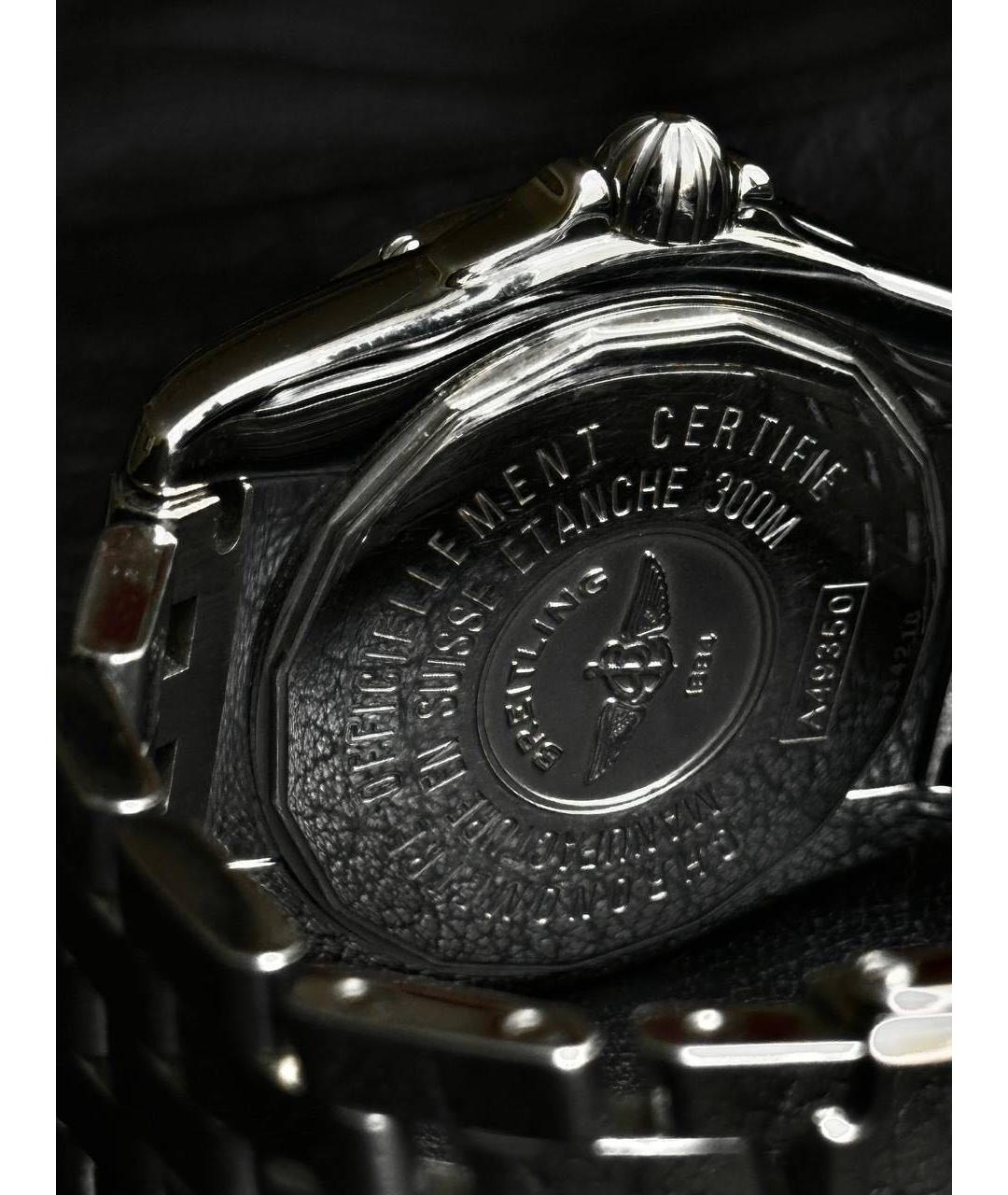 BREITLING Серебряные металлические часы, фото 5