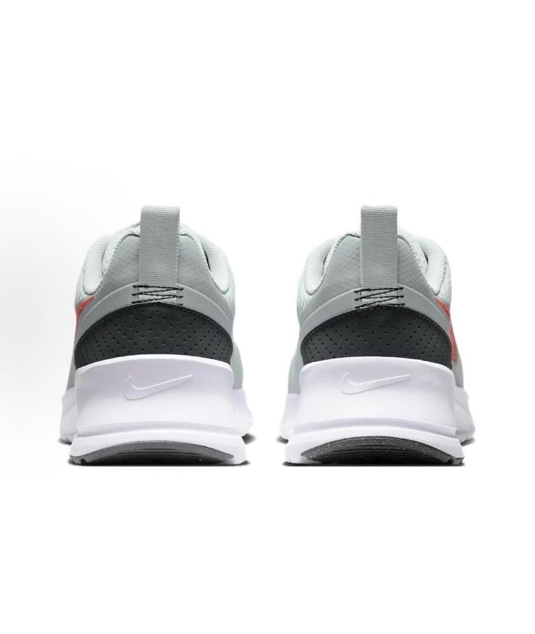 NIKE Серые текстильные низкие кроссовки / кеды, фото 4