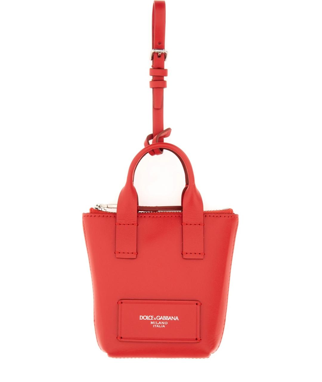 DOLCE&GABBANA Красный брелок, фото 1