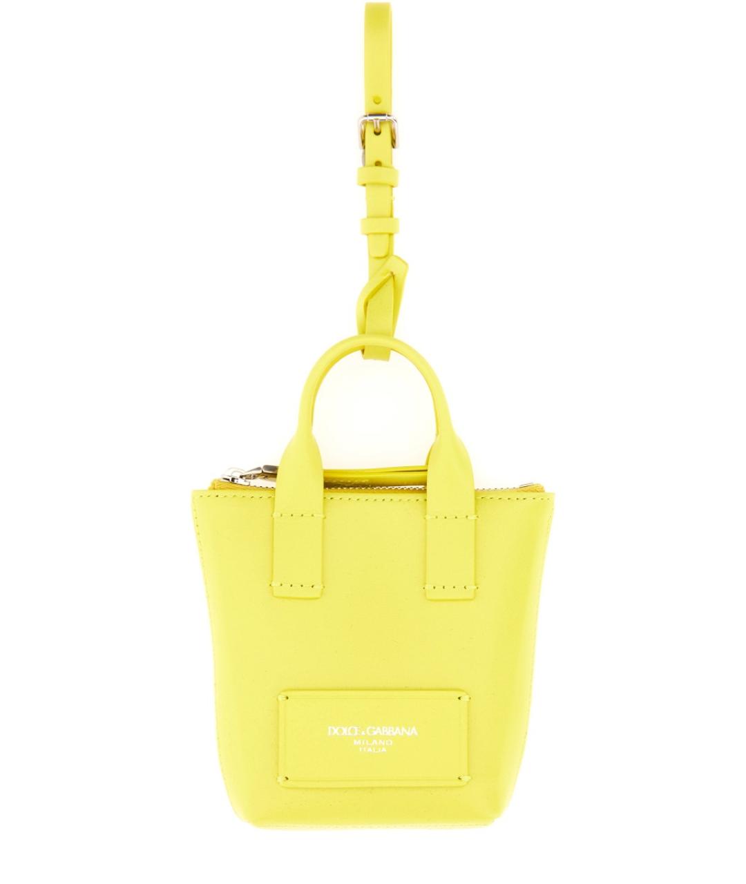 DOLCE&GABBANA Желтый брелок, фото 1