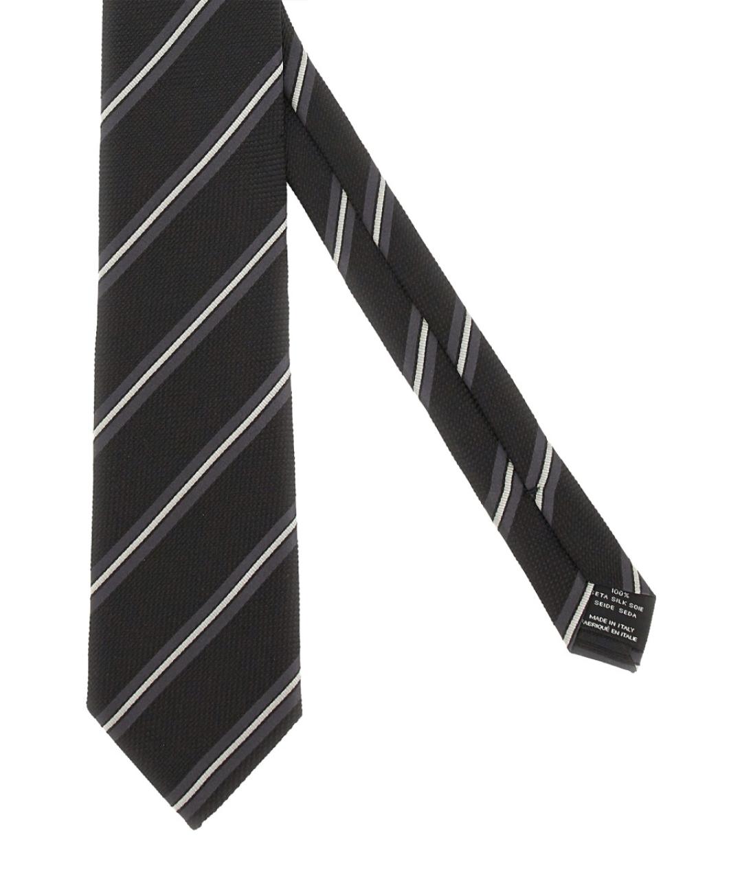 TOM FORD Черный шелковый галстук, фото 2