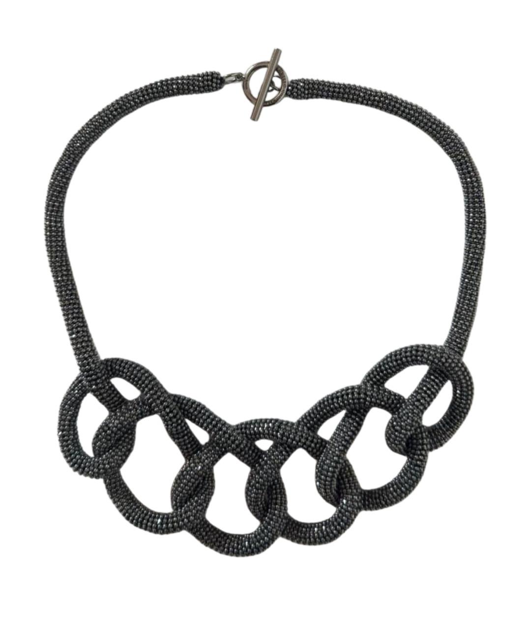 BRUNELLO CUCINELLI Серебряное колье, фото 6