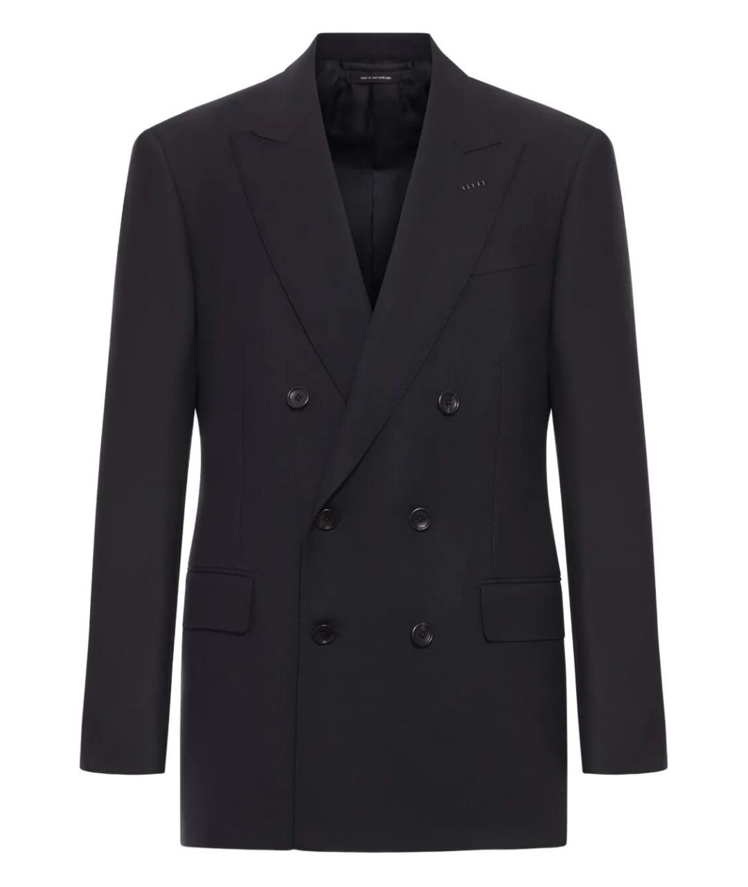 TOM FORD Черный шерстяной пиджак, фото 1